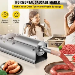 3L Rustfrit Stål Horisontal Chorizo-fylder, Manuel Pølsefylder, Til Chorizo-hotdogs og Braadworst, Egnet til Både Husholdnings- og Erhvervsbrug (5L) | CDON Outlet