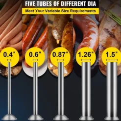 3L Rustfrit Stål Horisontal Chorizo-fylder, Manuel Pølsefylder, Til Chorizo-hotdogs og Braadworst, Egnet til Både Husholdnings- og Erhvervsbrug (5L) | CDON Outlet