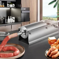 3L Rustfrit Stål Horisontal Chorizo-fylder, Manuel Pølsefylder, Til Chorizo-hotdogs og Braadworst, Egnet til Både Husholdnings- og Erhvervsbrug (5L) | CDON Outlet