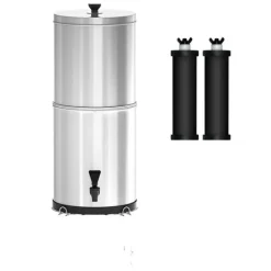 11L Tyngdekraft Vandfilter System, Høj Kapacitet, Avanceret Filtrering,11L Filter og Stativ Online