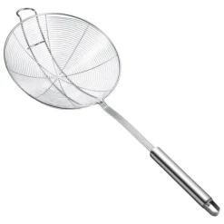 Lang sigteske i rustfrit stål til sikker og skoldningsfri køkkenmadlavning Sale