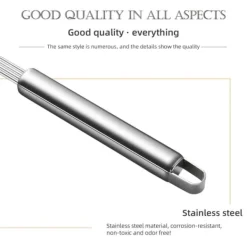 Lang sigteske i rustfrit stål til sikker og skoldningsfri køkkenmadlavning Sale