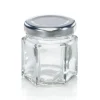 Leifheit Honningkrukker>3208 syltetøjsglas sekskantet 47 ml glas/sølv
