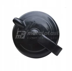 Låg til rammen af ​​affaldssækstativet 120 l. Sort