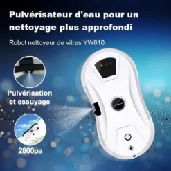 Rengøringsudstyr>LIECTROUX Fönsterputsrobot YW610 - Högpresterande, 30mL vattentank, intelligent autonom fönsterputsrobot