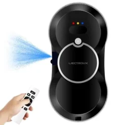 Rengøringsudstyr>LIECTROUX Fönsterputsrobot HCR-10 Svart - 2800 Pa - 30ml tank - Automatisk rengöring - Intelligent självgående fönsterputsrobot