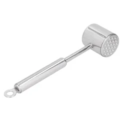 Lille kødhammer i rustfrit stål dobbeltsidet bøfpuder Kødmørningsværktøj til køkken Best