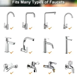 Lollanda 360° drejeligt brusehoved til køkkenarmatur køkkenarmatur - vandhane filter hjem køkken vandfilter med adapter Sale