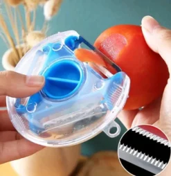 Lollanda 2-pak 3-i-1 Multifunktionel Rotorskræller - Grøntsagsskræller & Råost Jern & Kartoffelskræller New