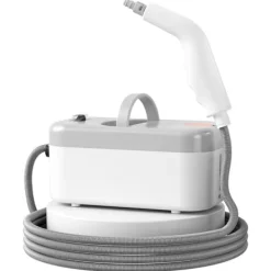 Damprensere>Lollanda 1200W håndholdt damprenser – trykdamper med 5 børstehoveder, IPX4,120°C, 850ml vandtank