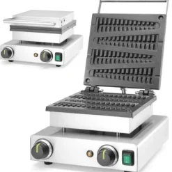 Vaffeljern>Lolly vaffelmaskine til vafler på pind til 4 vafler - Hendi 212165