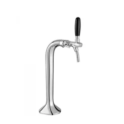 Ølhaner>Øltårn, Ølkolonne, Ølhane, Tapetårn, Fadølstårn, Kegerator-tårn, Kegerator Tower Krom 1 linje, elegant, top kvalitet!