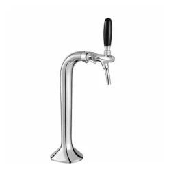 Ølhaner>Øltårn, Ølkolonne, Ølhane, Tapetårn, Fadølstårn, Kegerator-tårn, Kegerator Tower Krom 1 linje, elegant, top kvalitet!