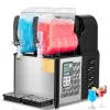 4Lx2 Tank Kommerciel Slushy Maskine, Margarita Smoothie, Fryse Drink Maker, hurtig frysefunktion, perfekt til fester. Online
