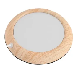 Lysende træfiber USB-kopvarmer: Hold din drik varm Best