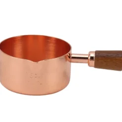 Målebægere & Måleskeer>Madlavningssaucekop Professionel 304 rustfrit stål saucekop med håndtag til madlavning Banket Udendørs Picnic Rose Gold 80ml