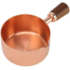 Målebægere & Måleskeer>Madlavningssaucekop Professionel 304 rustfrit stål saucekop med håndtag til madlavning Banket Udendørs Picnic Rose Gold 80ml