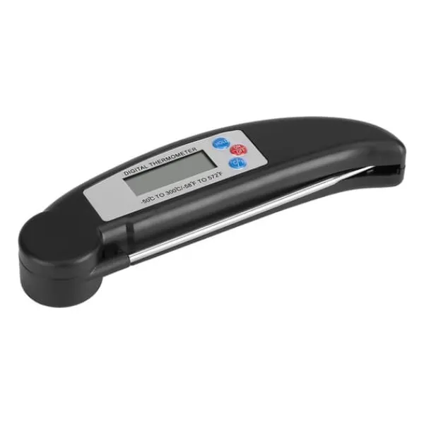 Madlavningstermometer til Køkken BBQ Kødtemperaturmåling Sort Clearance