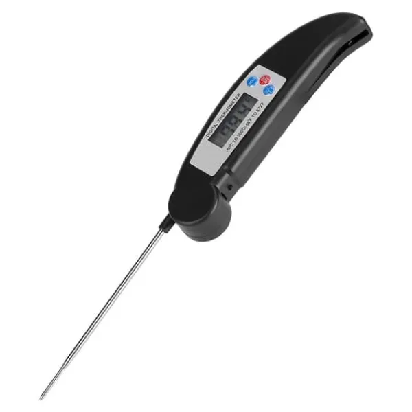 Madlavningstermometer til Køkken BBQ Kødtemperaturmåling Sort Clearance