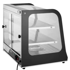 Madopvarmere>Madvarmer Display, 2-niveau 111L, 66x53x59 cm, Rustfrit Stål