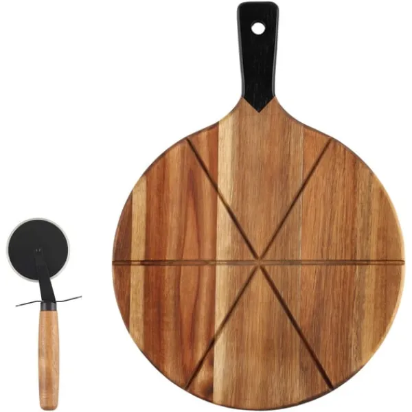 Maku Pizzaset Med Bricka Och Skärare Clearance