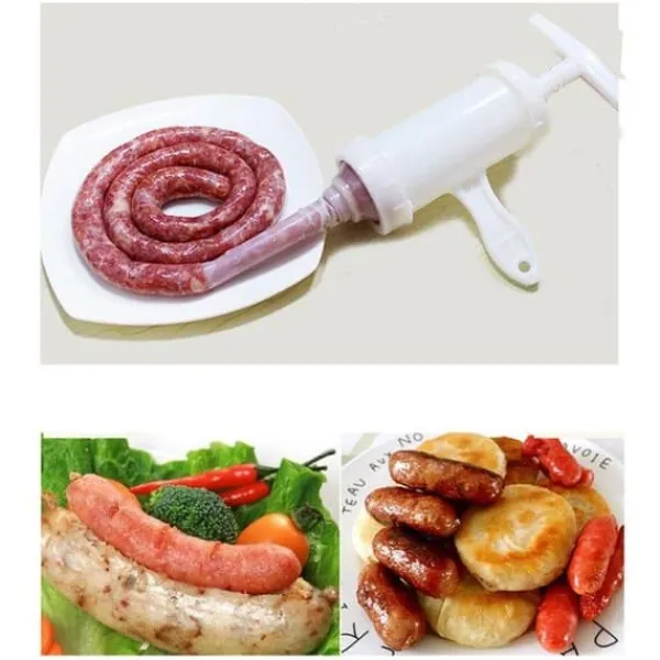 Jerky Pistol>Manuel pølsestopper / pølsesprøjte – 2-pak