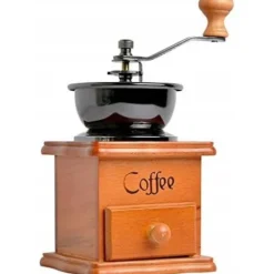 Kaffemaskiner Til God Kaffe>Manuel Retro Gammel Træ Kaffe-, Peber- og Saltkværn +Gratis