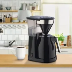 Melitta Kaffemaskiner Til God Kaffe>Easy Top Therm II 1023-08 - 1L filter kaffebryggare - 1050 W - Svart