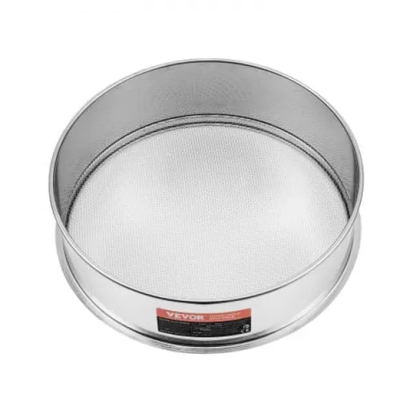 Sier>Melsigte, 32x30.5x10 cm, Rustfrit stål, Finmasket