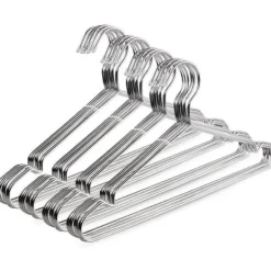 Tøj- & Garderobeopbevaring>Metalbøjler 30-pak, rustfrit stål, robuste metalbøjler 40 cm