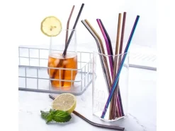 Barudstyrssæt>Metalsugerør / Sugerør i Metal - 8 stk.