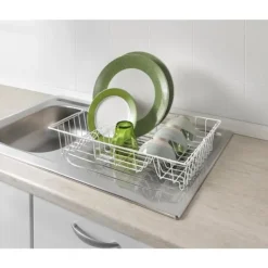 Metaltex opvaskestativ 48x30 cm hvid Outlet