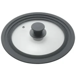 Metaltex Pandelåg 16-20 cm Glas/Silikone/Sort