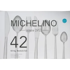 MICHELINO Bestiksæt 42 Dele Til 6 Personer. Rustfrit stål Online