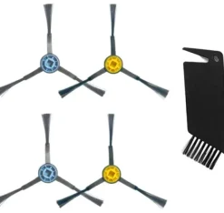 Robotstøvsugere>Midea, reservedelssæt: 4x sidebørste, 1x rensebørste til M6/M7/M7Pro/S8+