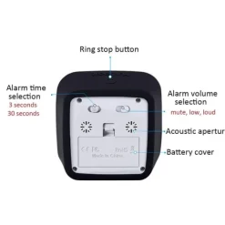 60-Minutters Analog Timer med Tydeligt Visuelt Display: Ideel til Køkkent Hot