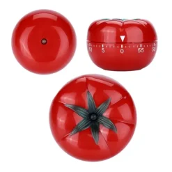 60-minutters mekanisk nedtællingsur i tomatform til madlavning og bagning i køkkenet (6,3 x 4,5 cm) Hot
