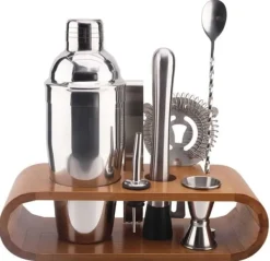 Barudstyrssæt>MIXOLOGY bartendersæt, rustfrit stål