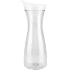 Karafler>600ml akryl gennemsigtig juiceflaske vandkande iskold juicekande med låg til bar hjemmebrug