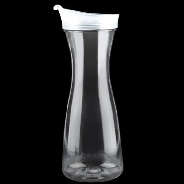 Karafler>600ml akryl gennemsigtig juiceflaske vandkande iskold juicekande med låg til bar hjemmebrug