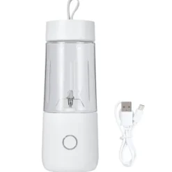 350ml Bærbar Mini Frugtpresser USB Juice Maker Blender Elektrisk Juicekop Til Hjemmet Hvid