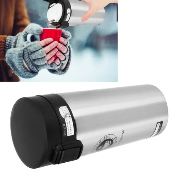 Beholdere Til Mad & Drikkevarer>380ml kaffekrus med si bærbar termokop vandflaske til hjemmekontor rejser