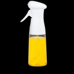 200ML Oliesprayflaske Ergonomisk Bærbar Oliesprøjteflaske til Køkken Madlavning Airfryer Salat Bagning Grillning Stegning Hvid Sale