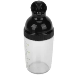 Piskeris & Shakers Til Salatdressing>200ml salatdressing shaker BPA-fri salatdressingkrukke med låg og forhindrer lækage til køkken, sort