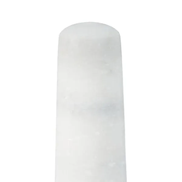 Morter og støder, 6x10 cm, Hvid, Marmor Discount