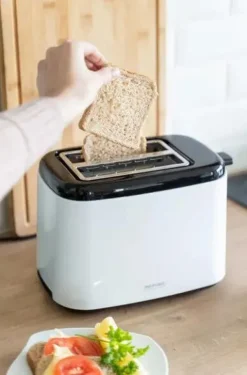 MPM MTO-07 Brødrister Hvid Outlet