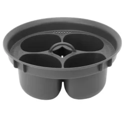 Multifunktionel dampkurv fødevarekvalitet PP 4 æggeforme Dampægkedel tilbehør til TM5 Outlet