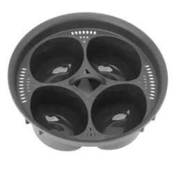 Multifunktionel dampkurv fødevarekvalitet PP 4 æggeforme Dampægkedel tilbehør til TM5 Outlet