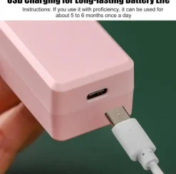 Multifunktionel genopladelig mini bærbar håndholdt termisk vakuumforsegler med skærer til forsegling af madopbevaring - hvid Hot