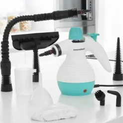 Multifunktionel, 9-i-1 håndholdt damper med tilbehør Steany InnovaGoods 0,35 L 3 Bar 1000W Online